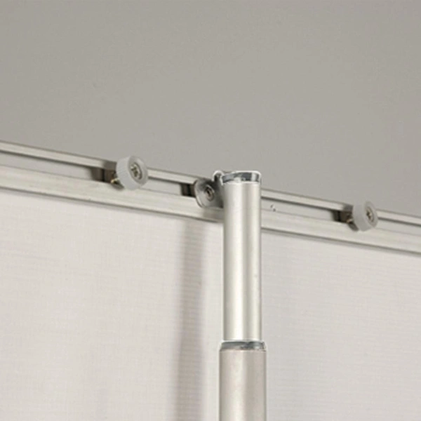 close up of rail and clip